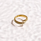 Crystal Curve Wrap Ring
