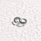 Teardrop Small Curve Hoop Earrings