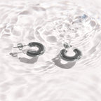 Chunky Curved Hoop Earrings