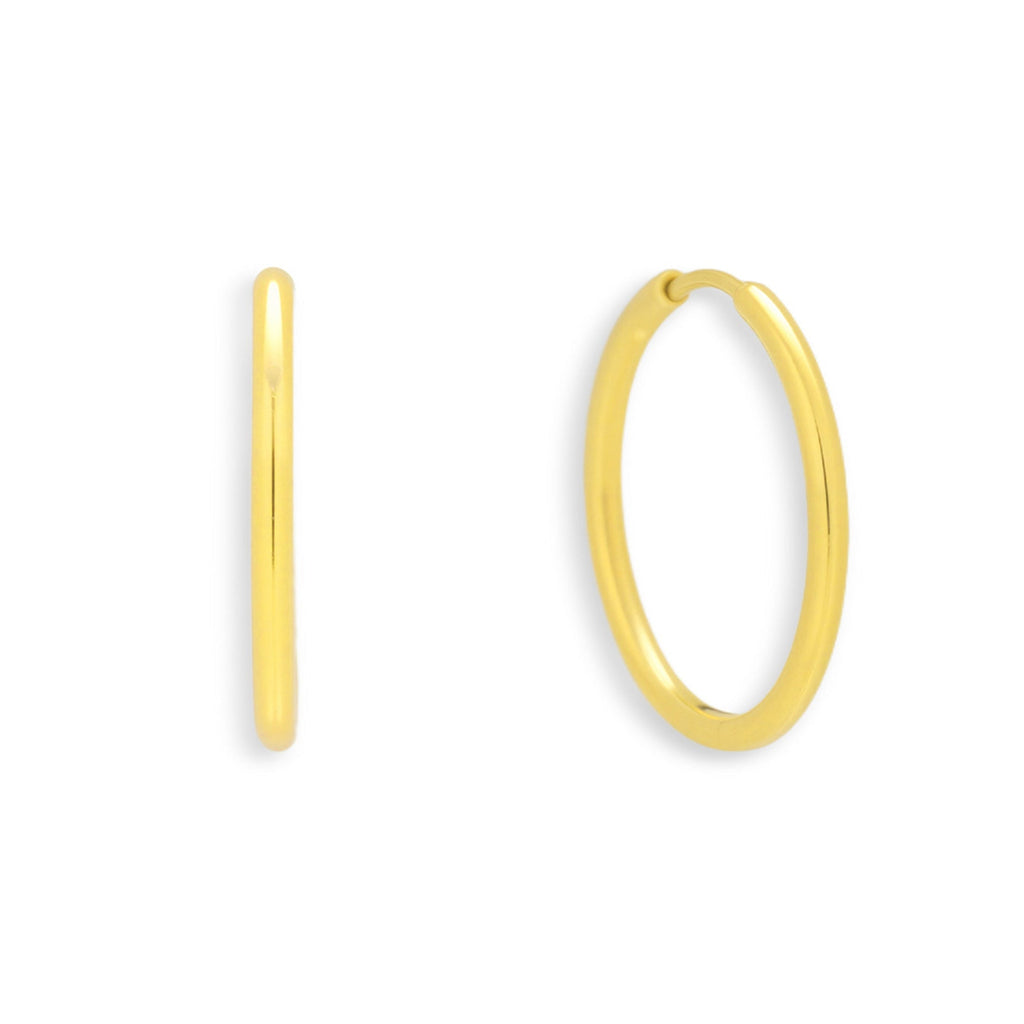 Thin Evryday Hoop Earrings - EVRYJEWELS