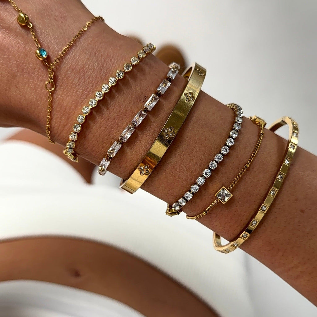 Champagne Princess Tennis Bracelet