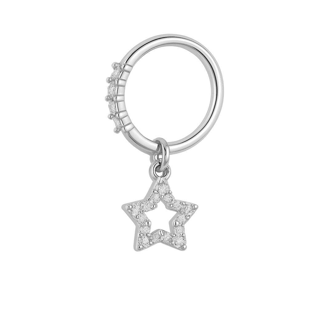 Shine Star Nose Ring - EVRYJEWELS