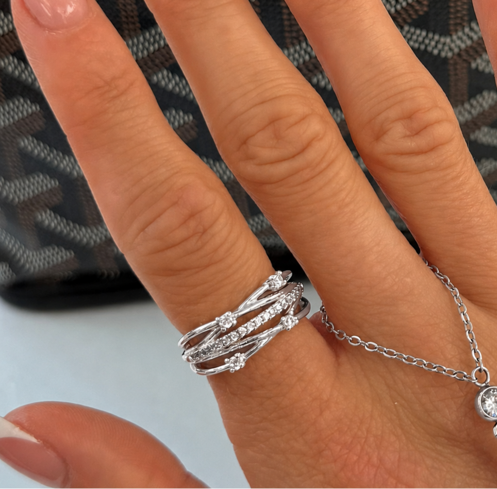 She's Stacked Ring - EVRYJEWELS