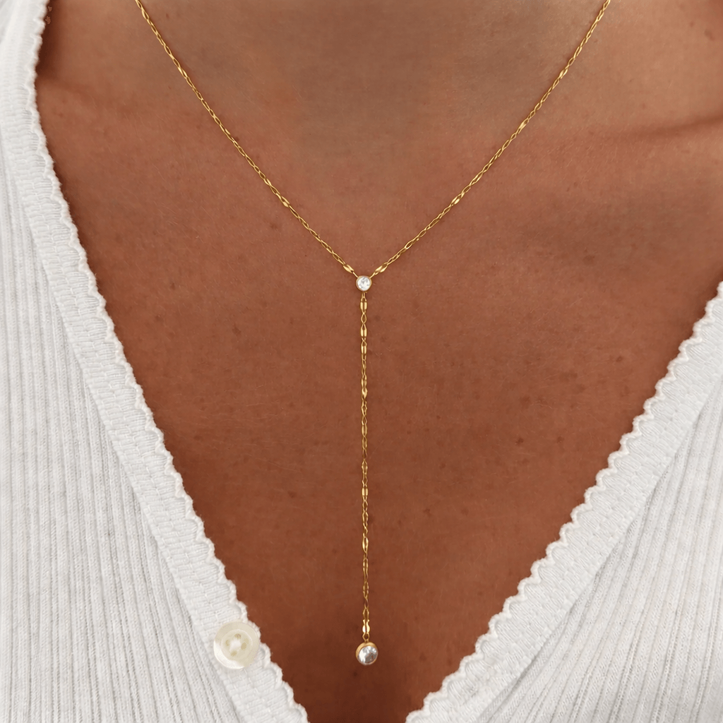 Falling Star Lariat Necklace