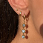 Dainty Sparkle Drop Earrings - EVRYJEWELS