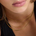 Fine Lines Bundle: 5 Piece Necklace and Bracelet Bundle