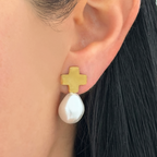 Gracie Pearl Earrings - EVRYJEWELS