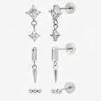 Flat Back Earrings Set Collection - EVRYJEWELS