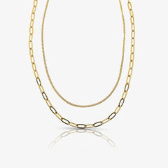 Perfect Pair Double Layered Necklace - EVRYJEWELS