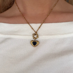 Midnight Heart Necklace - EVRYJEWELS