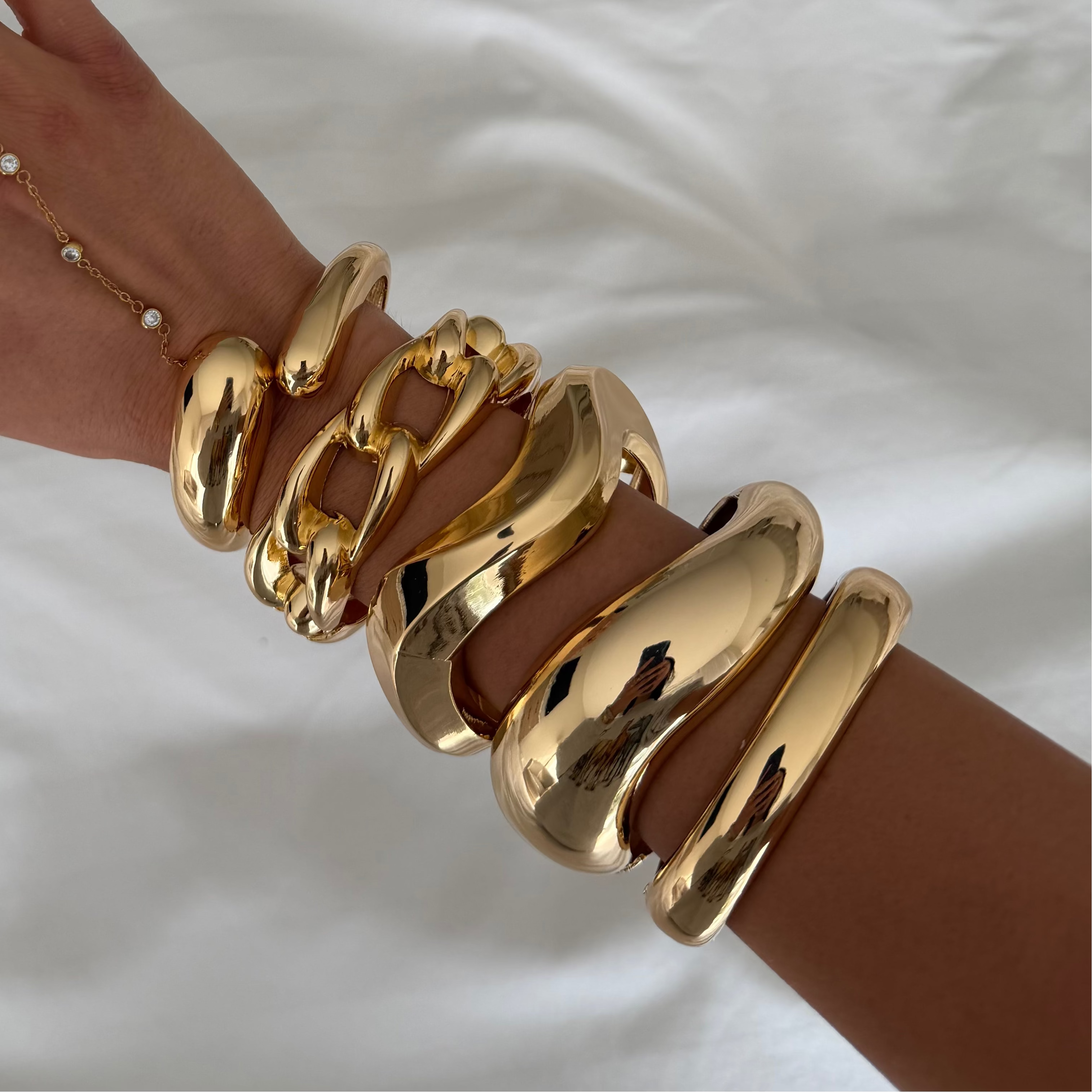 Endlessly Chained Bangle