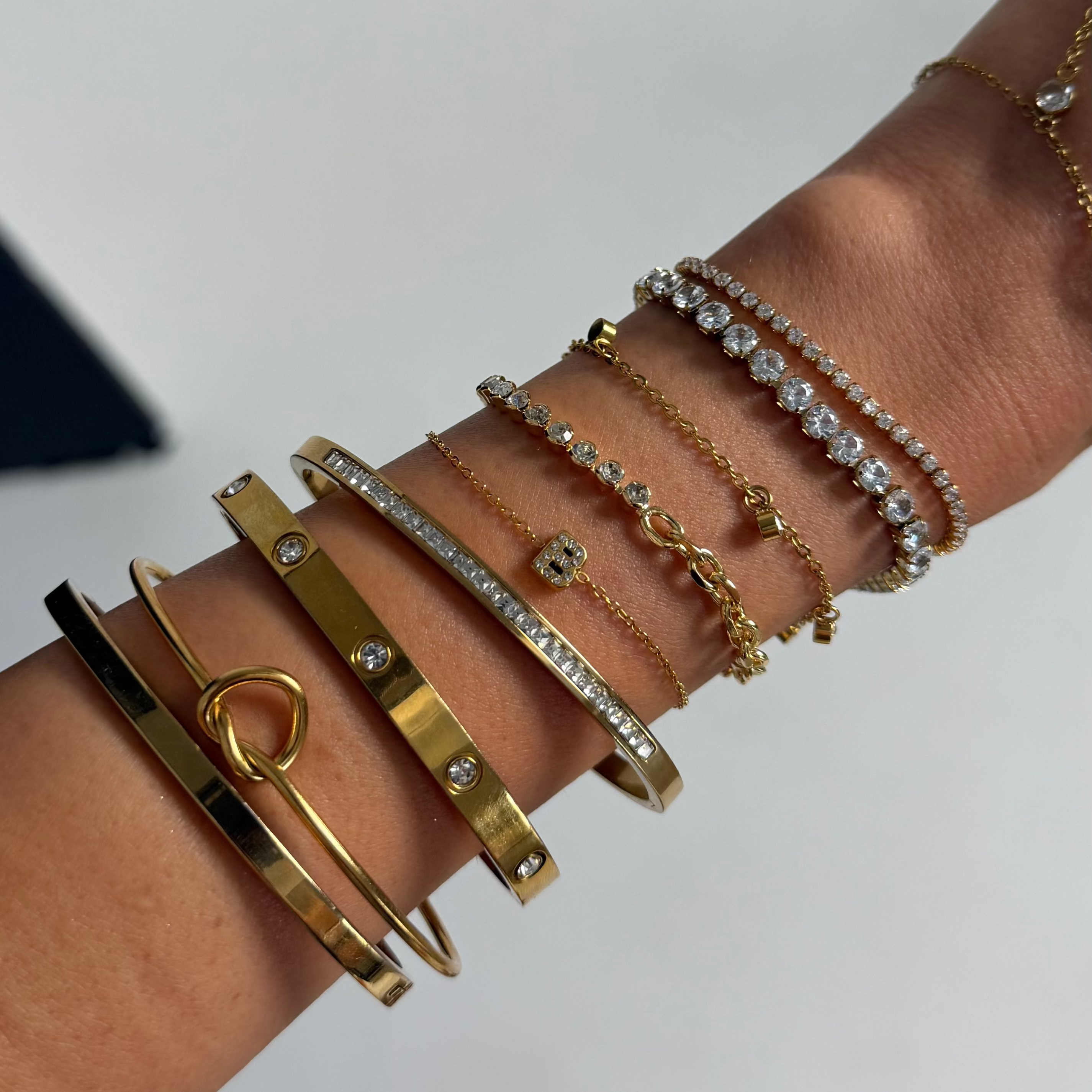 Champagne Queen Tennis Bracelet