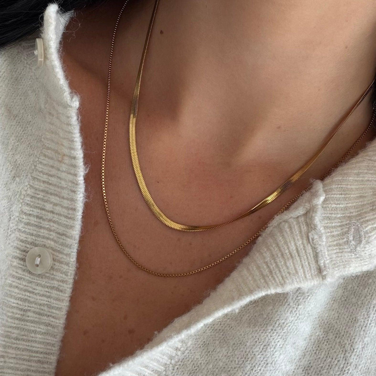 Golden Girl 2 Piece Necklace