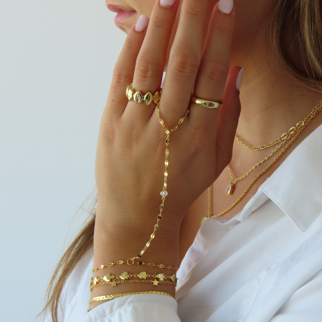 Viral Hand Chains:Anti Tarnish Waterproof - EVRYJEWELS