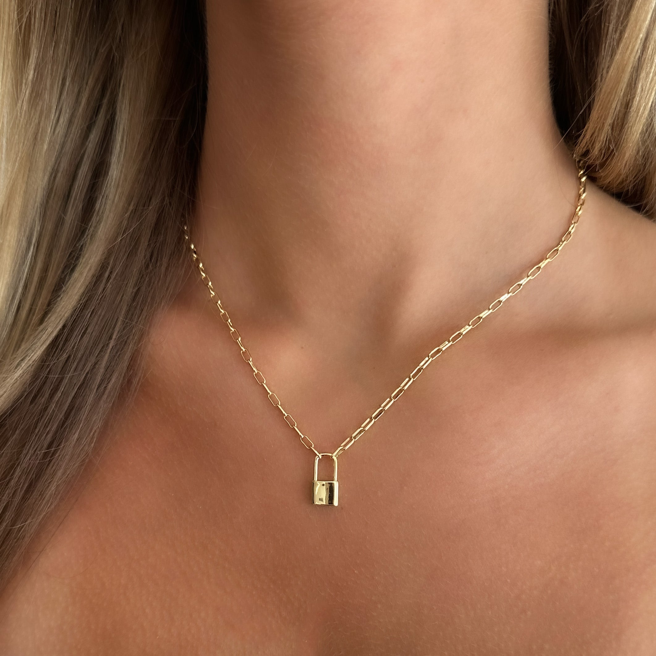 Keep Me Lock Necklace