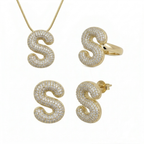 Adore Me Earring, Ring & Necklace 3 Piece Bundle - EVRYJEWELS