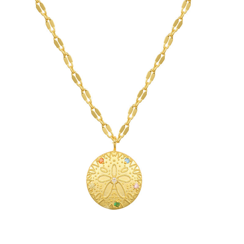 Sand Dollar Necklace - EVRYJEWELS