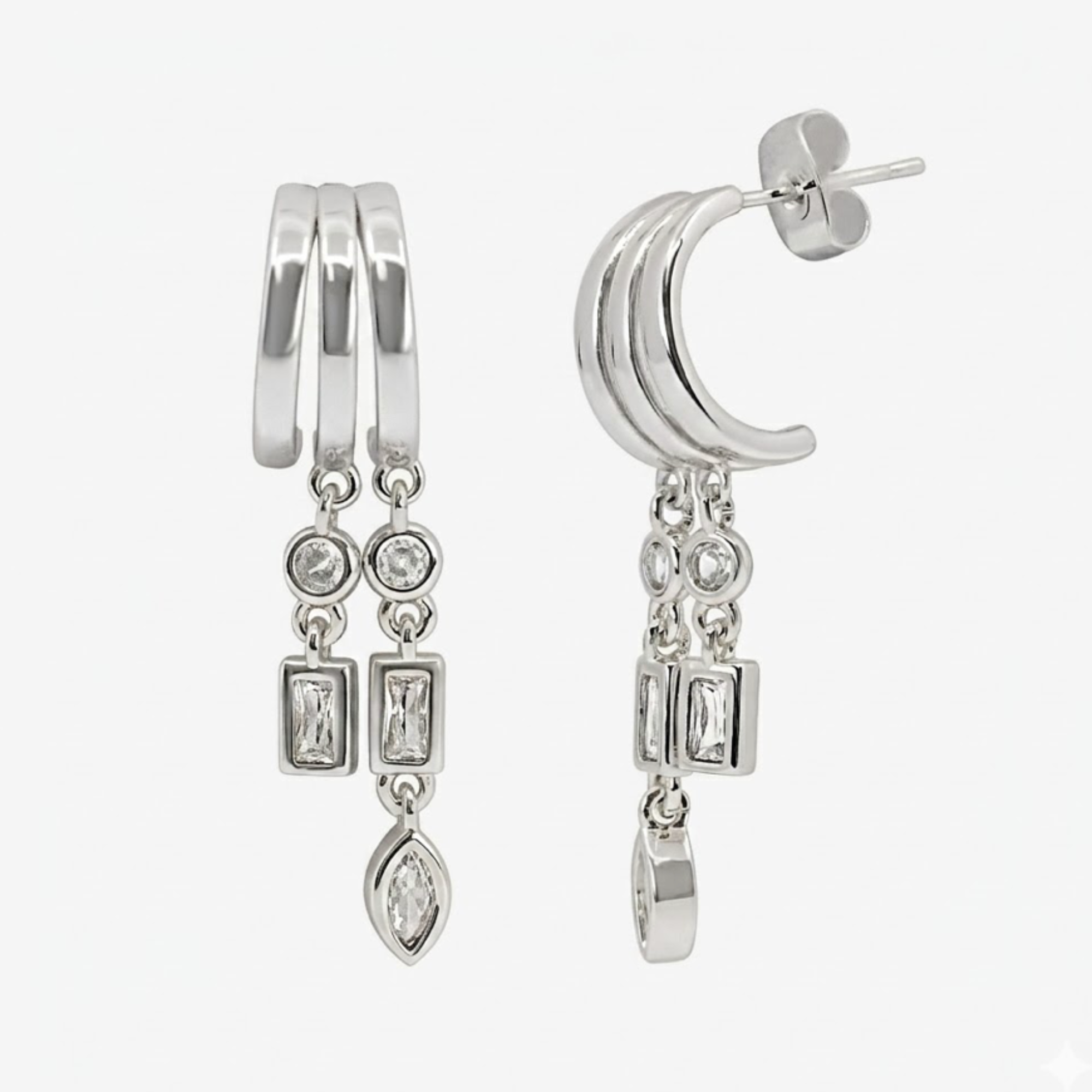 Icy Chain Earrings - EVRYJEWELS