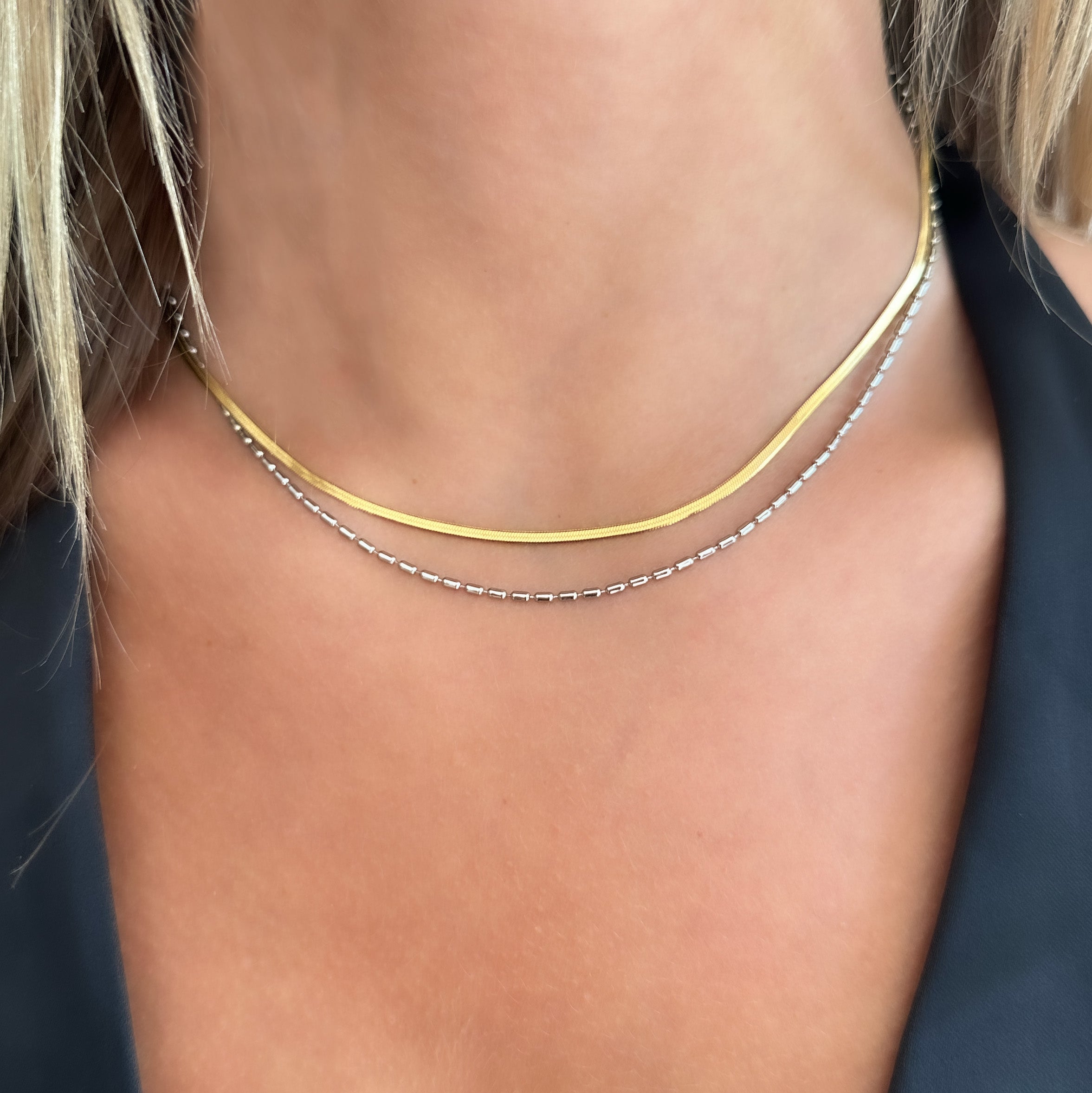 Split Set Necklace - EVRYJEWELS