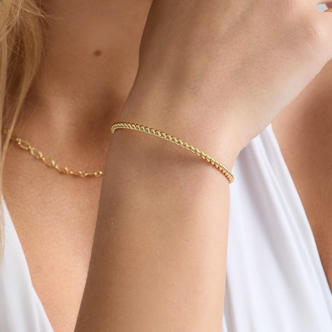 Twist Of Fate Bangle - EVRYJEWELS
