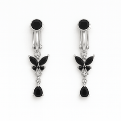 Butterfly Kiss Clip-On Earrings - EVRYJEWELS