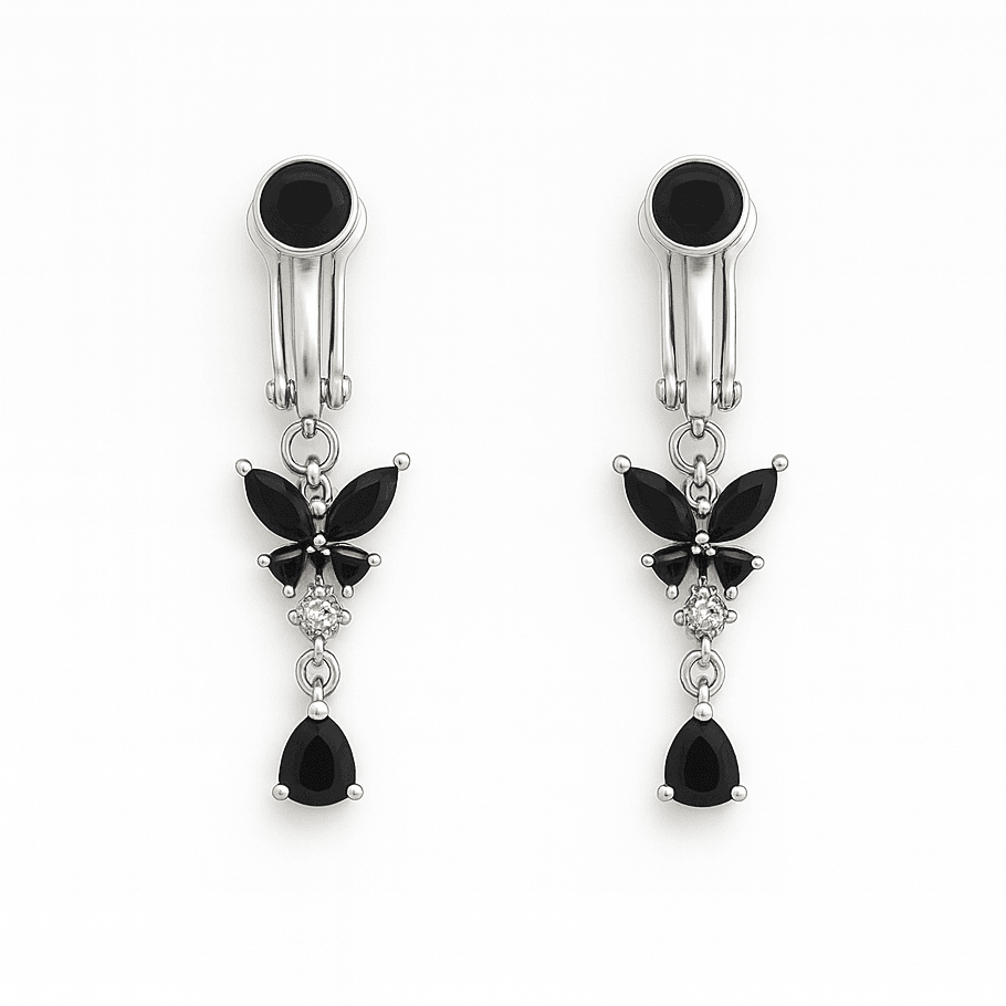 Butterfly Kiss Clip-On Earrings - EVRYJEWELS