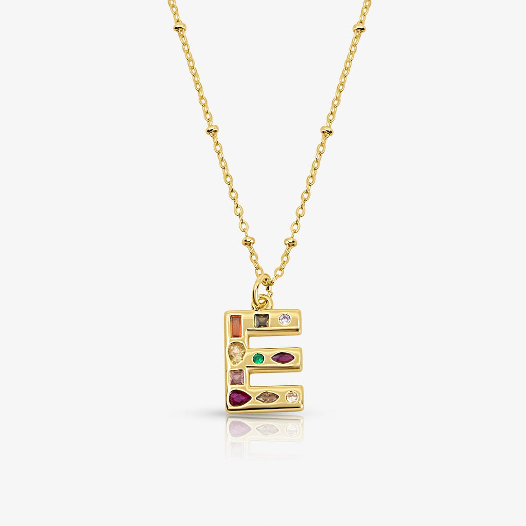 Bright Babe Initial Necklace - EVRYJEWELS