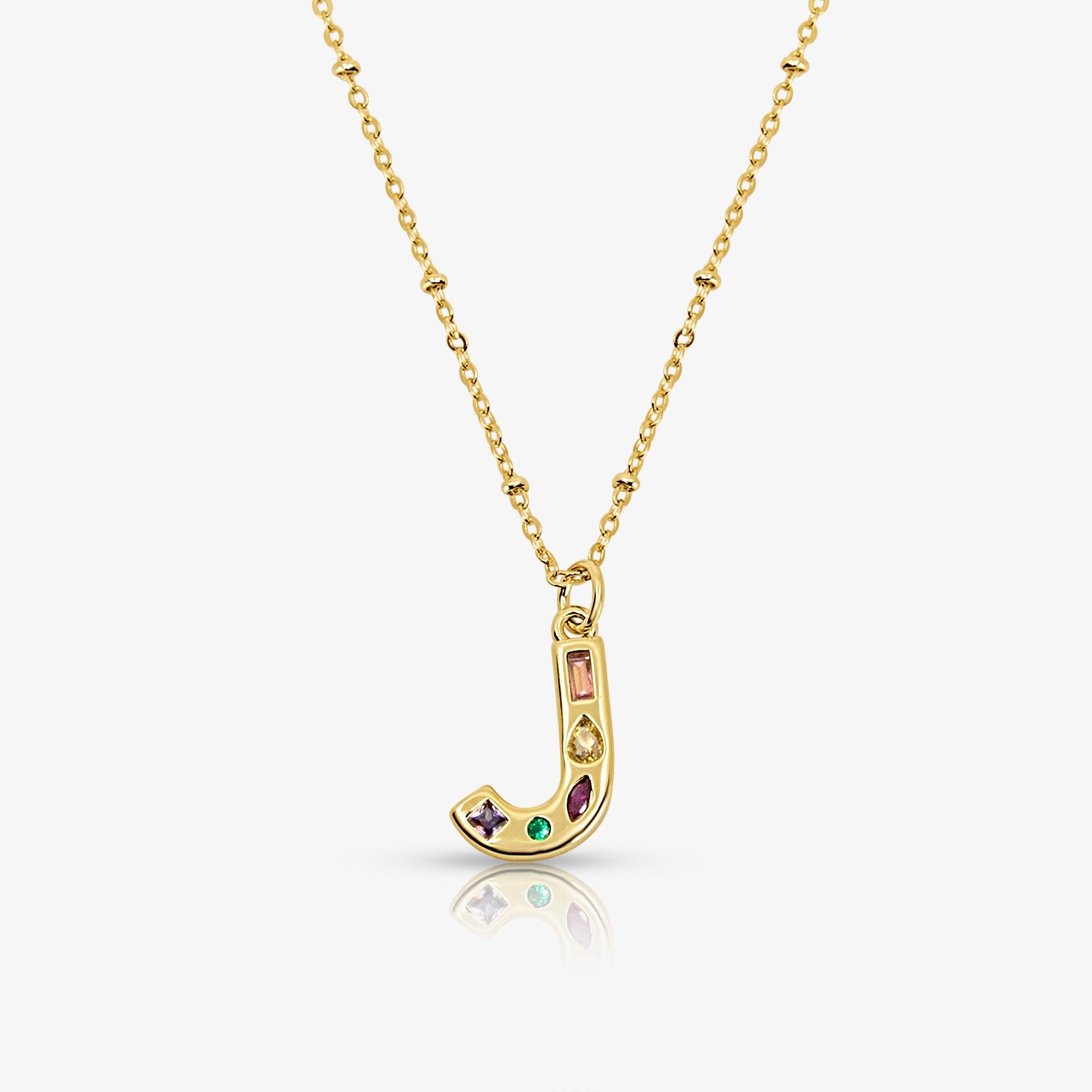 Bright Babe Initial Necklace - EVRYJEWELS