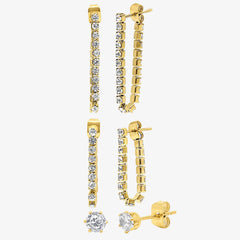 Drop the Link 3 Piece Earring Set