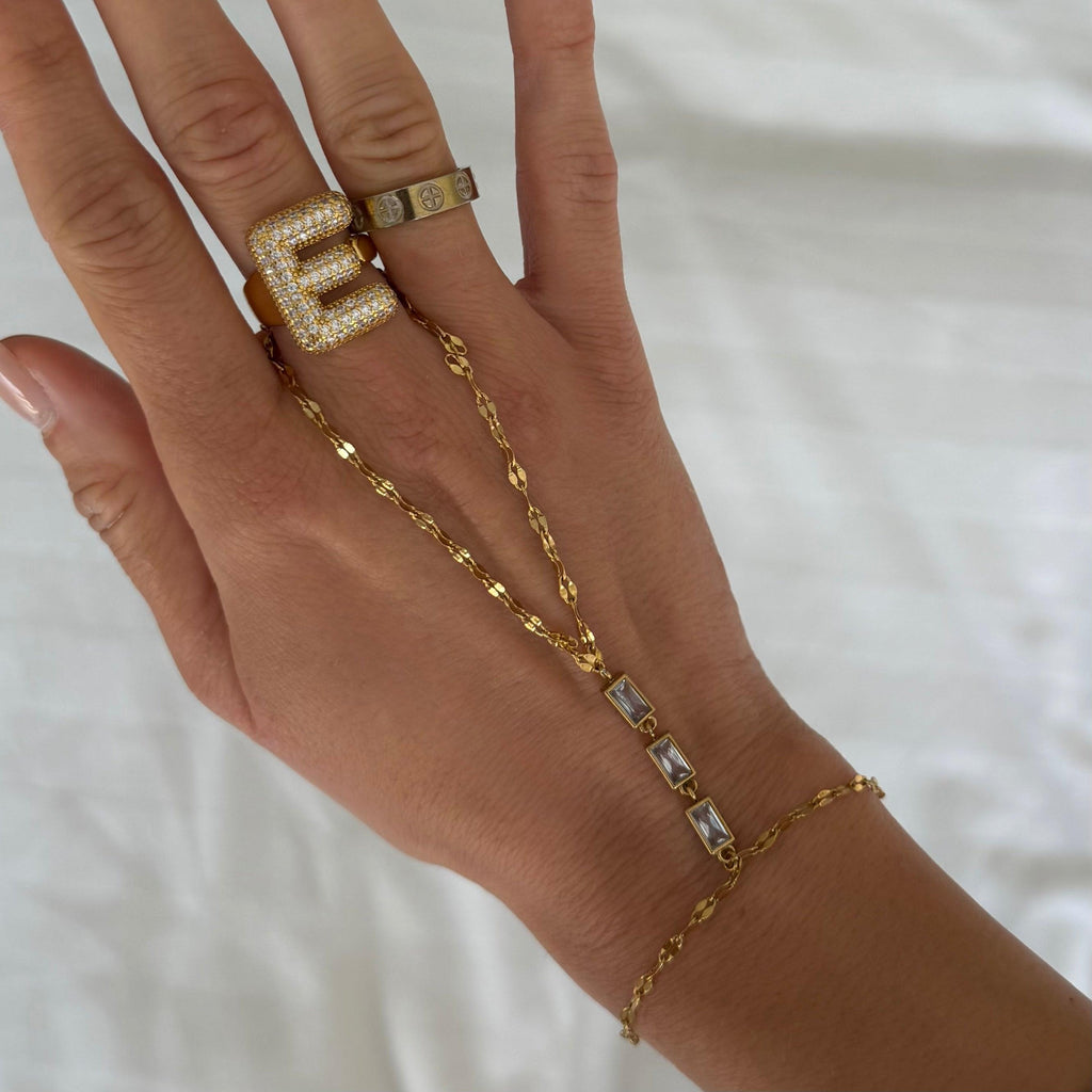 Golden Babe Hand Chain - EVRYJEWELS