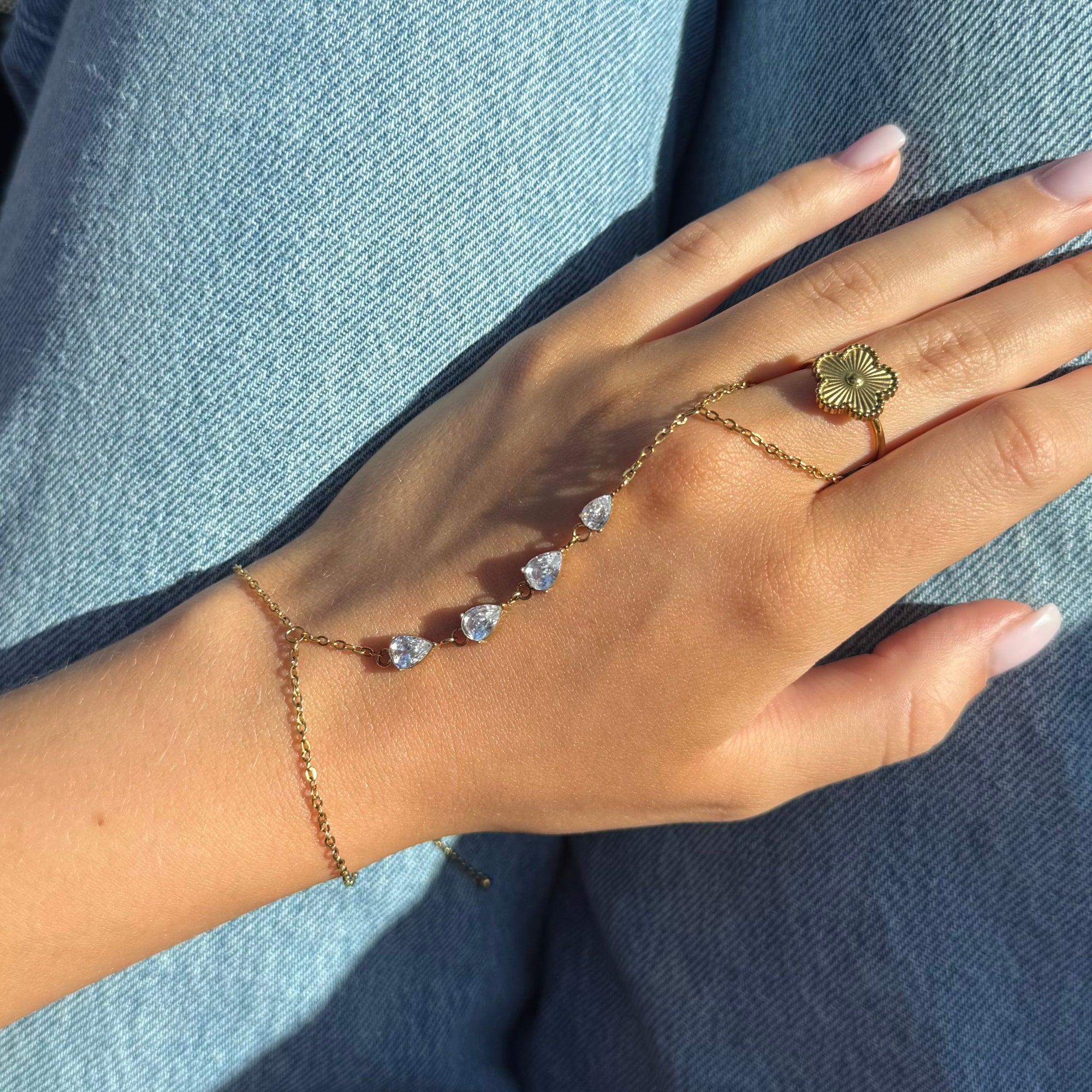 The Slide On Hand Chain Collection - EVRYJEWELS