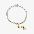 Icy Initial Tennis Bracelet